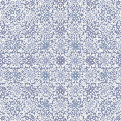 Patterned background with blue and white geometric shapes