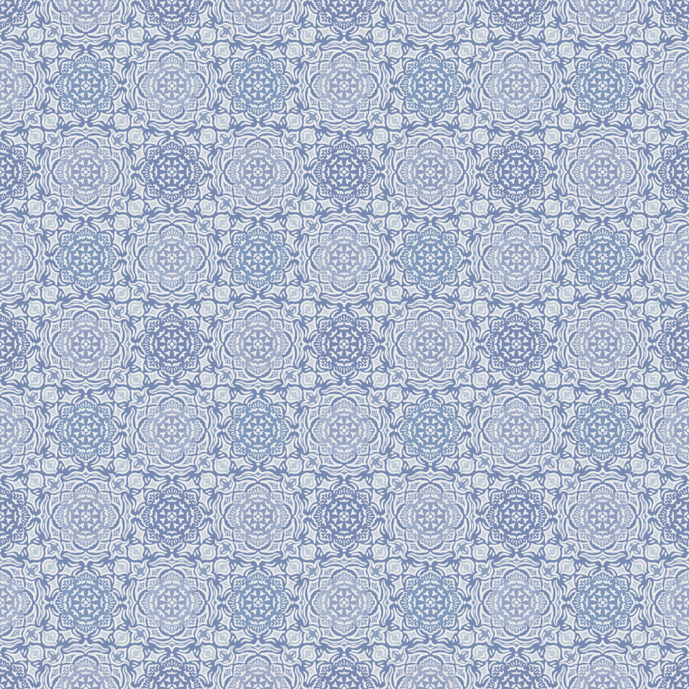 Patterned blue and white fabric texture