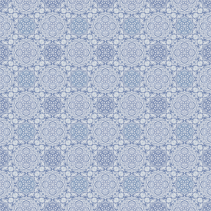 Patterned blue and white fabric texture