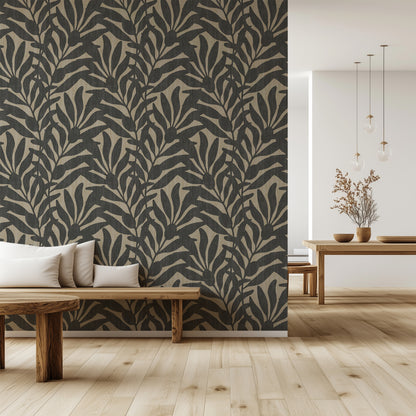 Seaside Olive Branches Wallpaper
