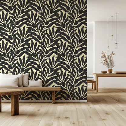Seaside Olive Branches Wallpaper