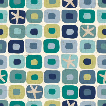 Seaside Squares Wallpaper