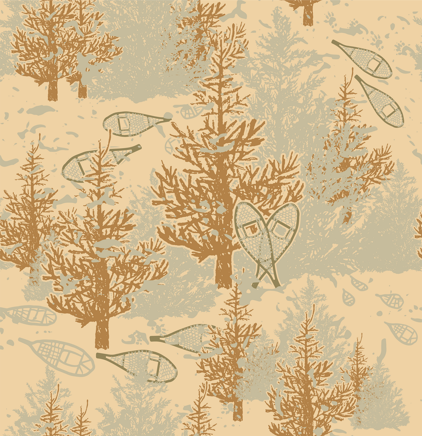 Snow Shoes Wallpaper