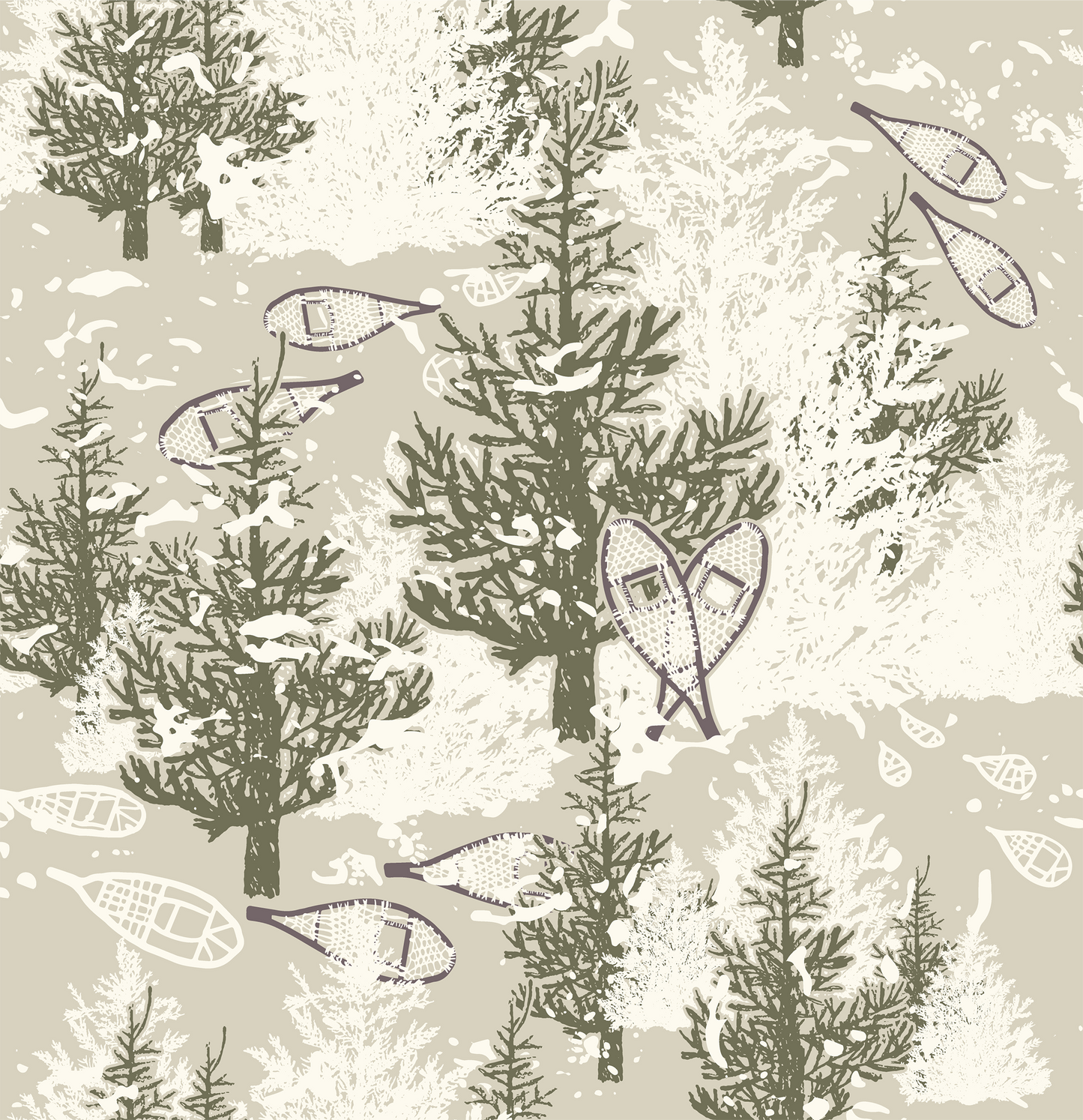 Snow Shoes Wallpaper