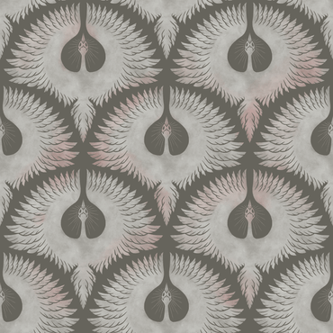 Soaring Birds in Gray Wallpaper