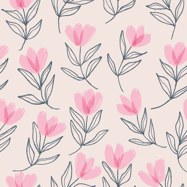 Soft Pink Tulips Wallpaper