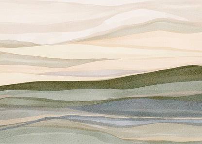 Soothing Earthly Shades Peel and Stick Wall Mural - Desert, Neutral, Mural