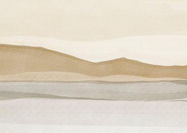 Soothing Sand Dunes Peel and Stick Wall Mural - Desert, Neutral, Mural