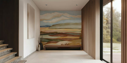 Southwestern Vista Art Peel and Stick Wall Mural - Desert, Neutral, Mural