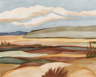 Southwestern Vista Art Peel and Stick Wall Mural - Desert, Neutral, Mural