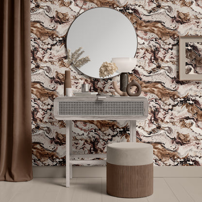 Stone Flow Peel and Stick Wallpaper Sample