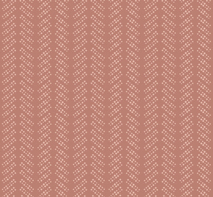 Bubble Dot Herringbone Wallpaper