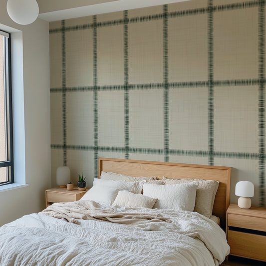 Textured Grid Wallpaper