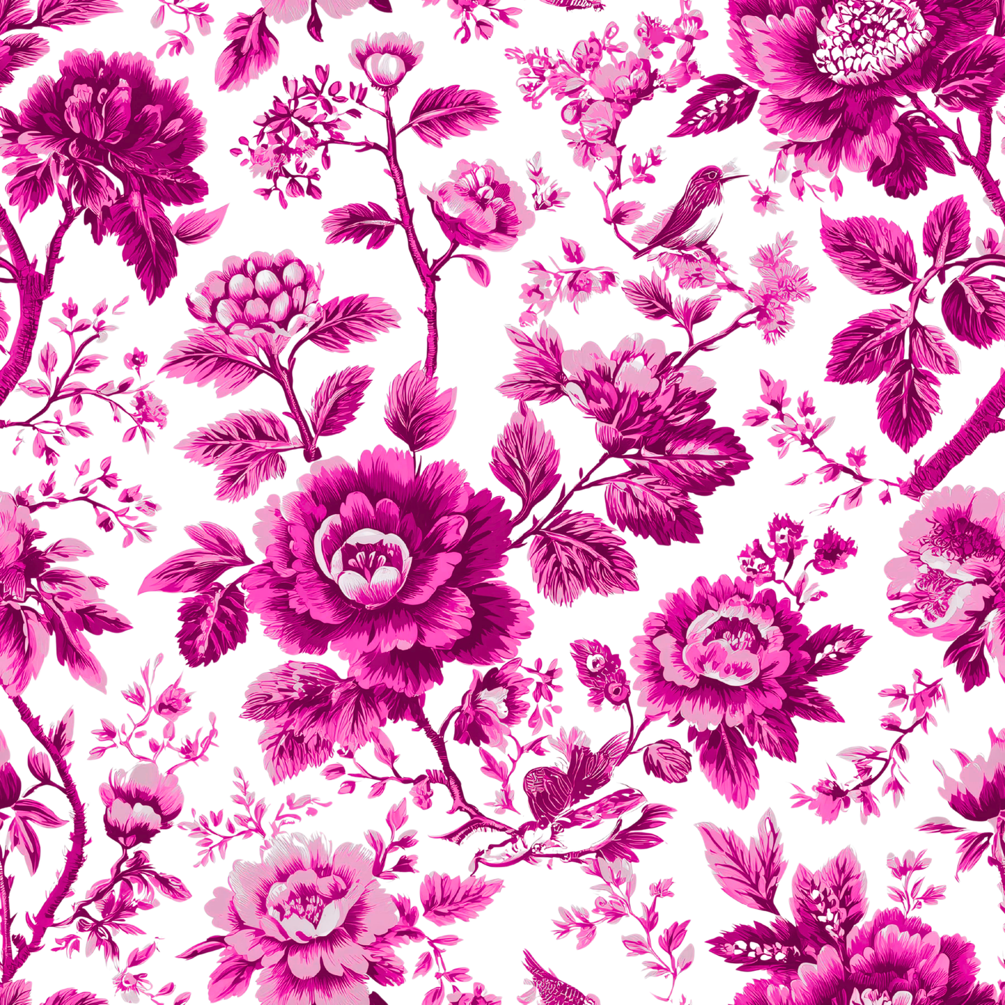 Toile Spring Garden Peel and Stick Wallpaper