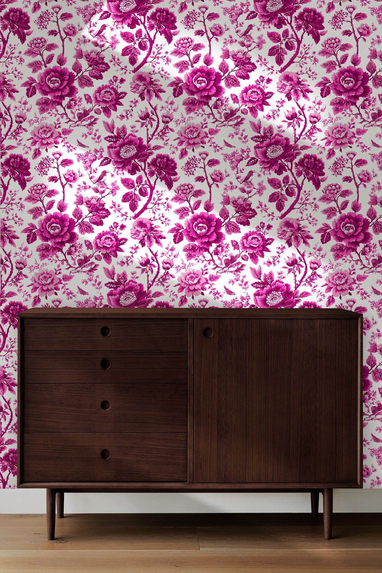 Toile Spring Garden Peel and Stick Wallpaper