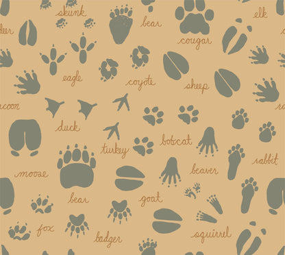 Animal Tracks Wallpaper