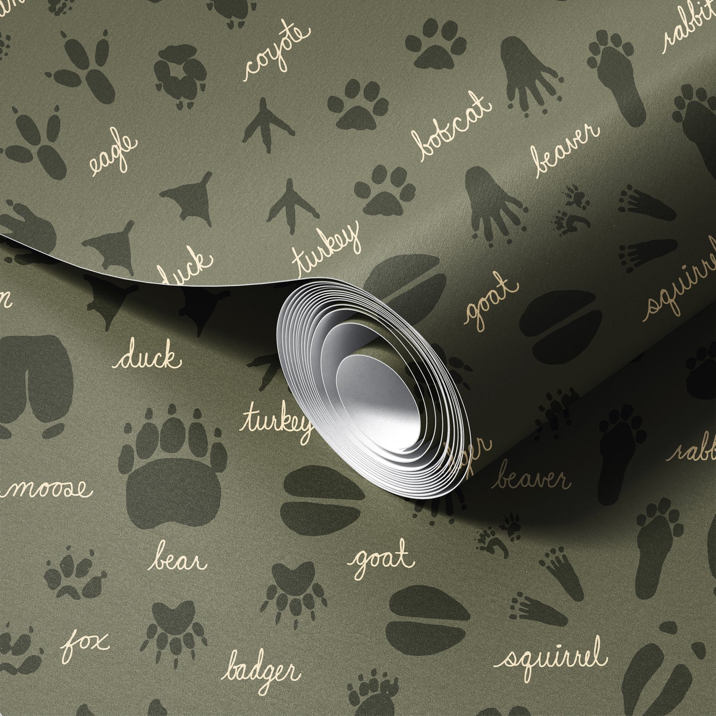 Animal Tracks Wallpaper