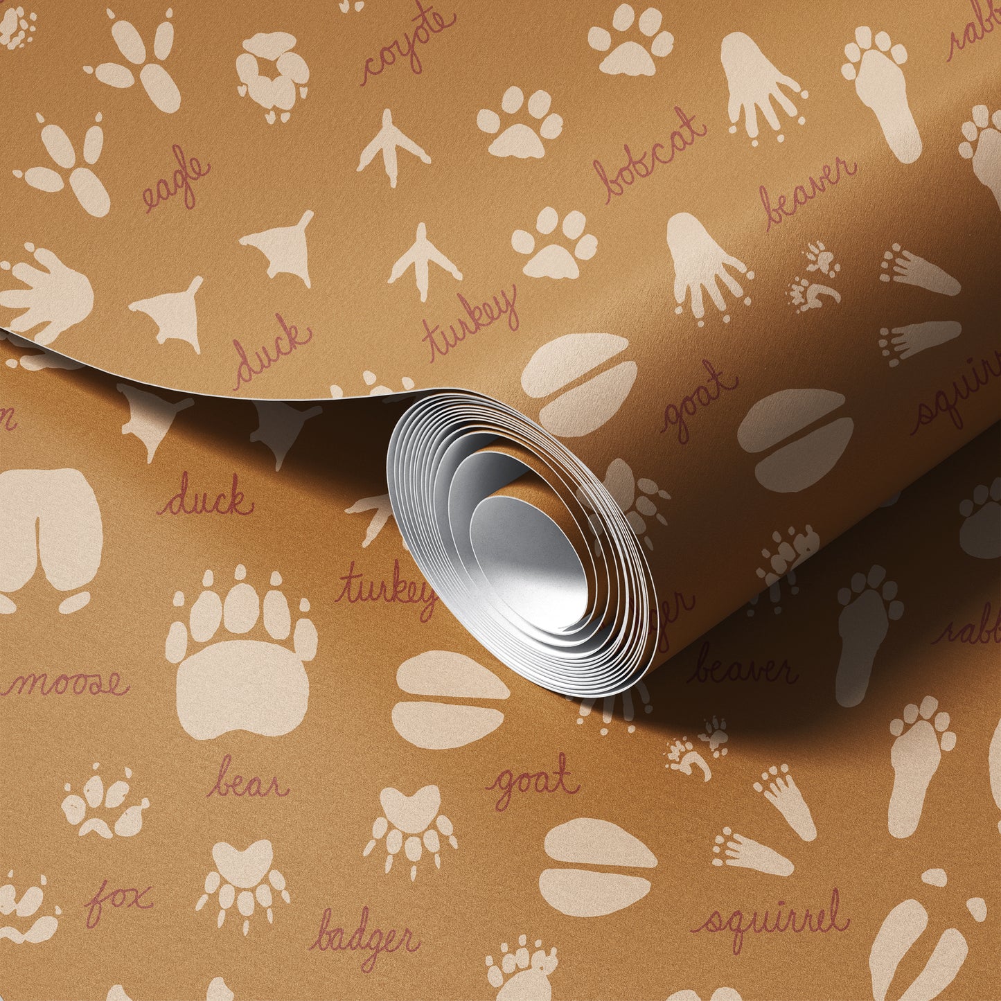 Animal Tracks Wallpaper