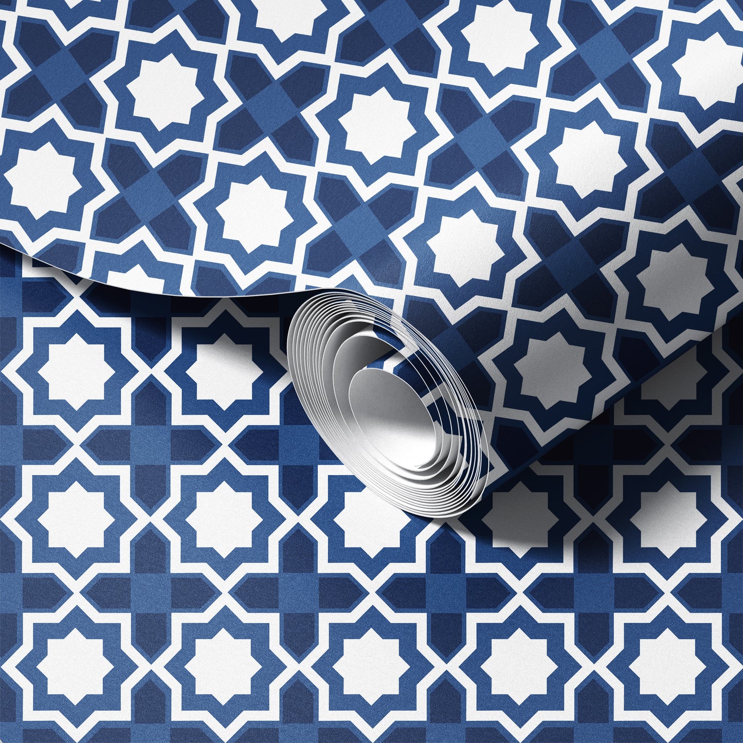 Traditional Geometric Tile Wallpaper