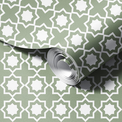 Traditional Geometric Tile Wallpaper