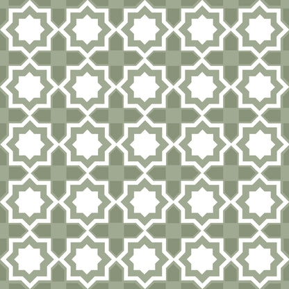 Traditional Geometric Tile Wallpaper