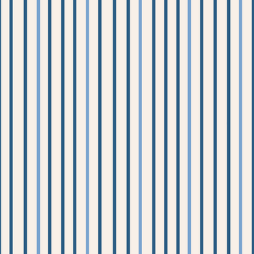 Vertical Small Stripes in Denim Blue