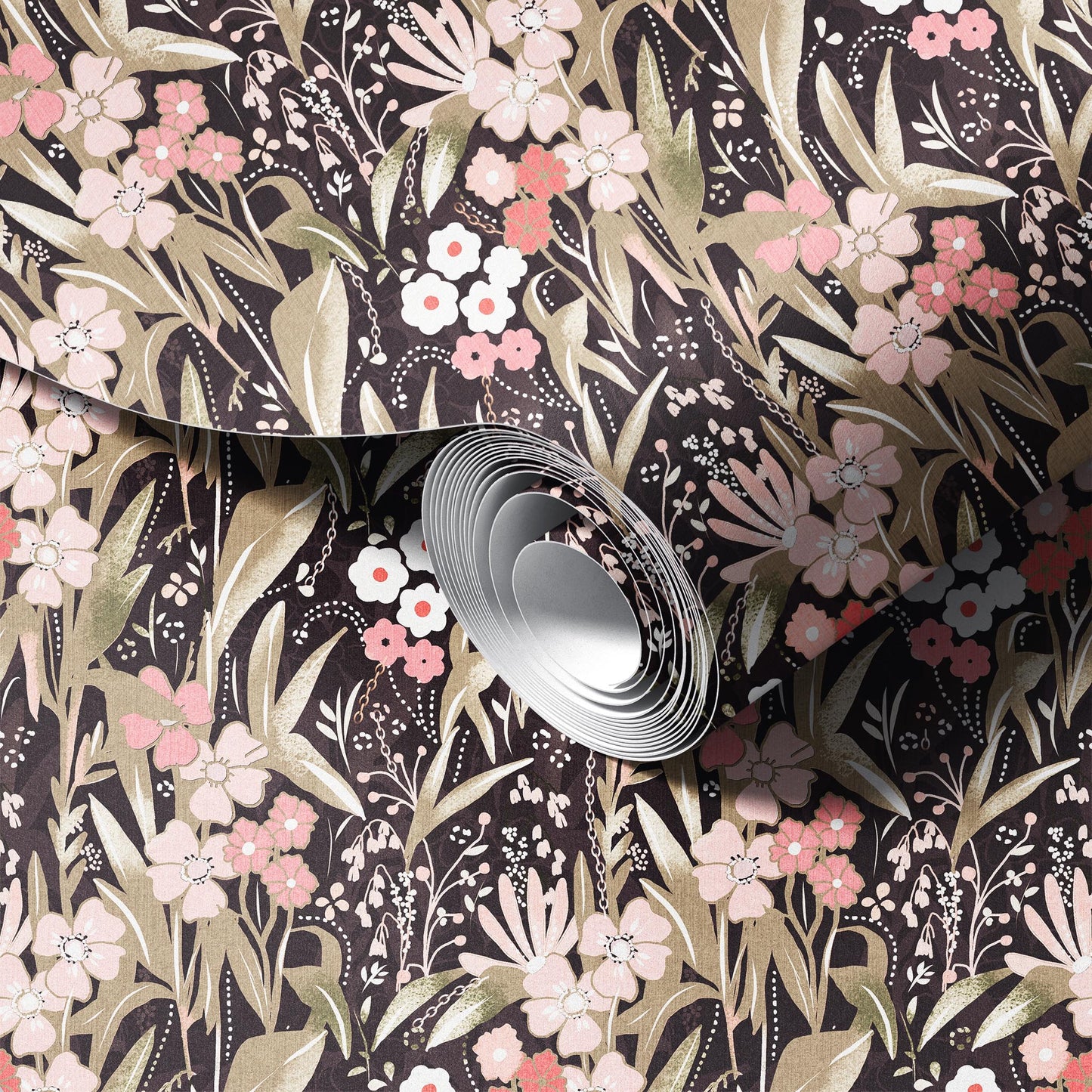 Vintage Floral Dream Peel and Stick Wallpaper
