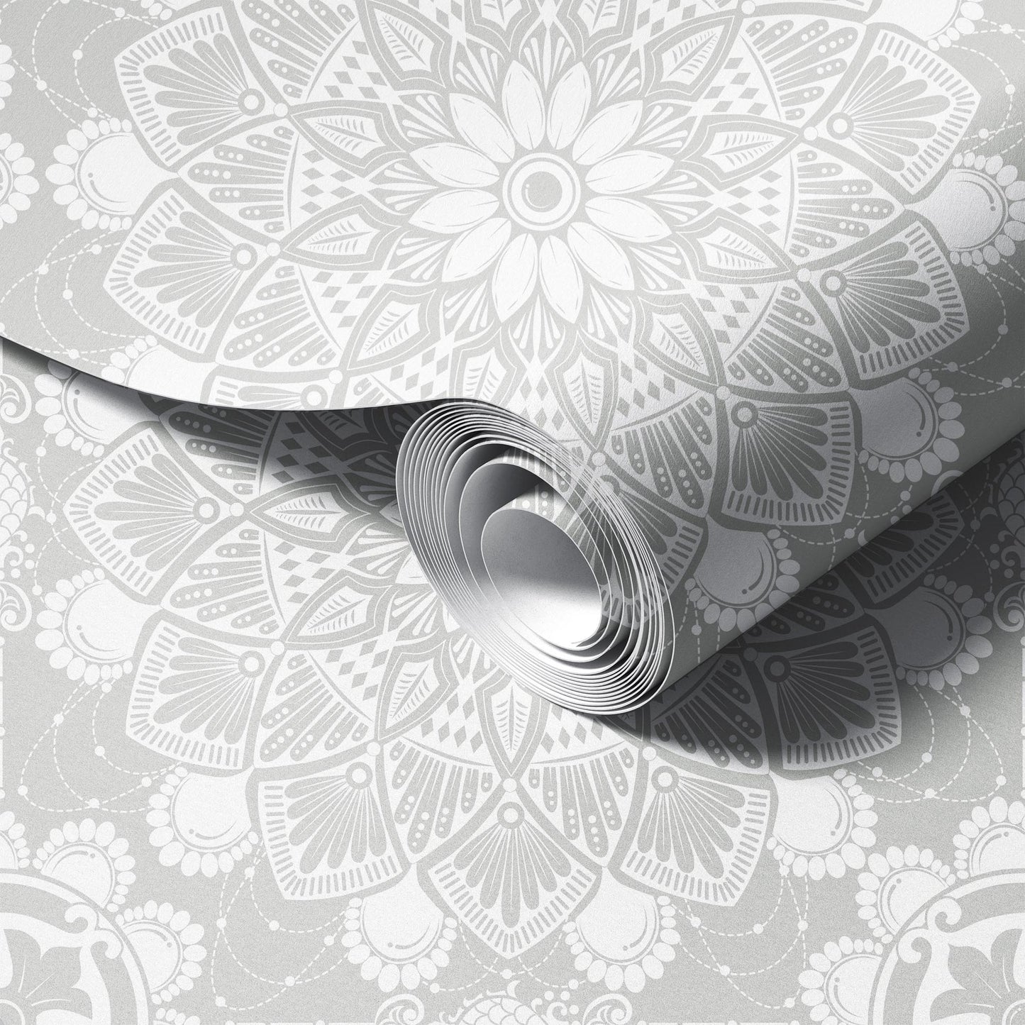 Vintage Glam Grey Peel and Stick Wallpaper