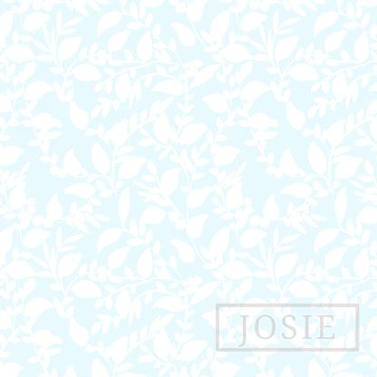 White Foliage Wallpaper