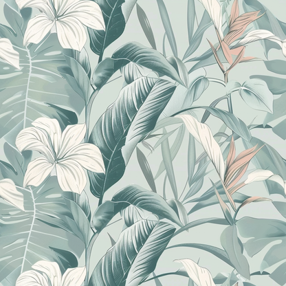 Tropical Botanical Wallpaper