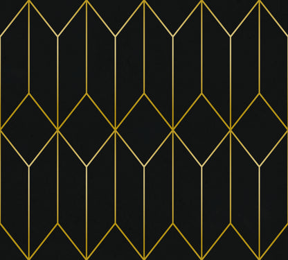Golden Gems Geometric Wallpaper