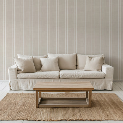 Modern Textured Vertical Stripes Double