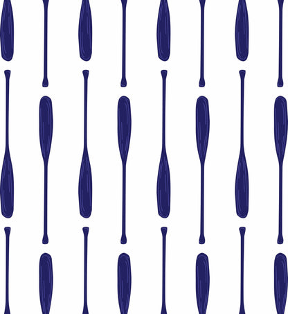 Lake Life Oars Print Wallpaper