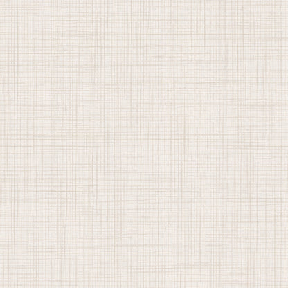 A close-up of a light beige fabric or wallpaper texture with a subtle grid pattern.