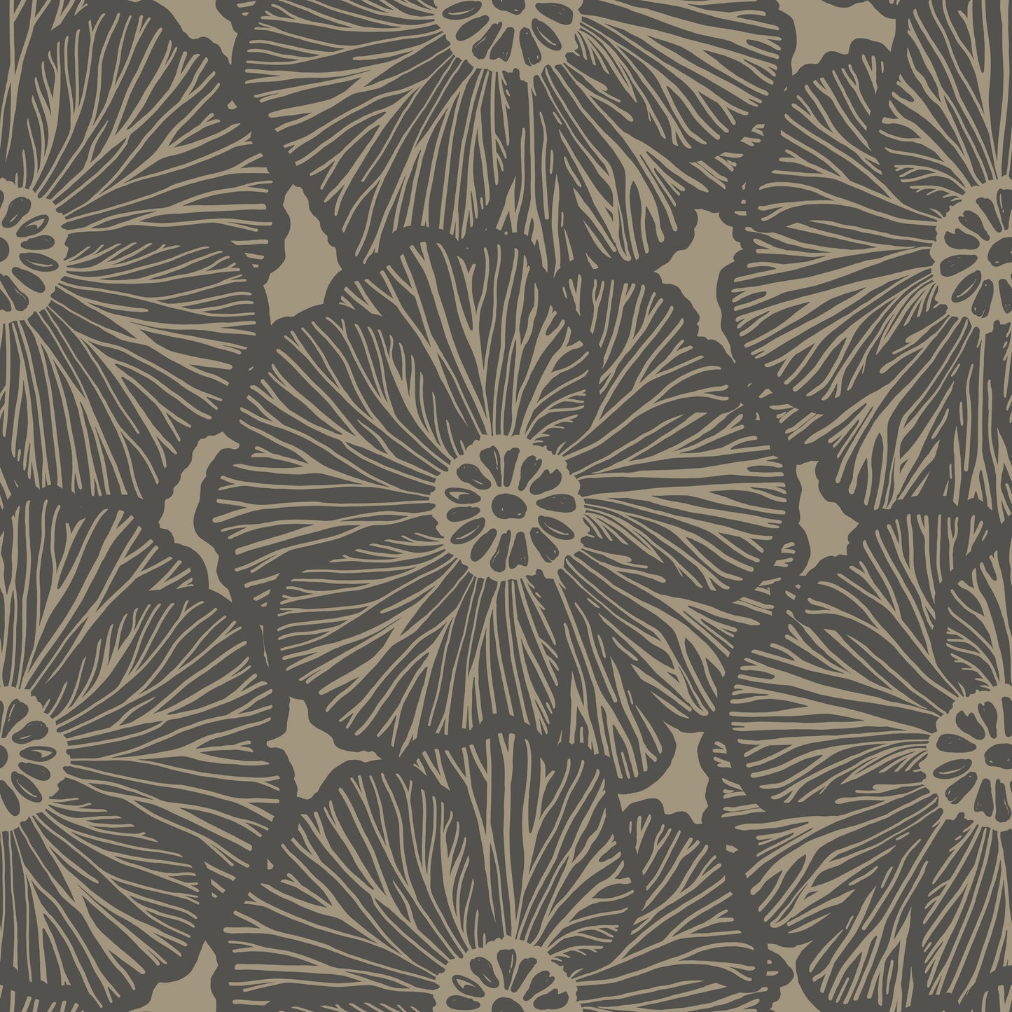 Zebra Flower Wallpaper