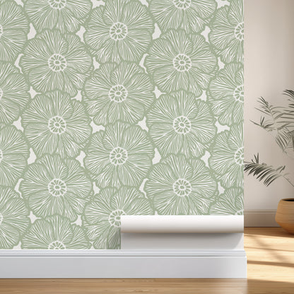Zebra Flower Wallpaper