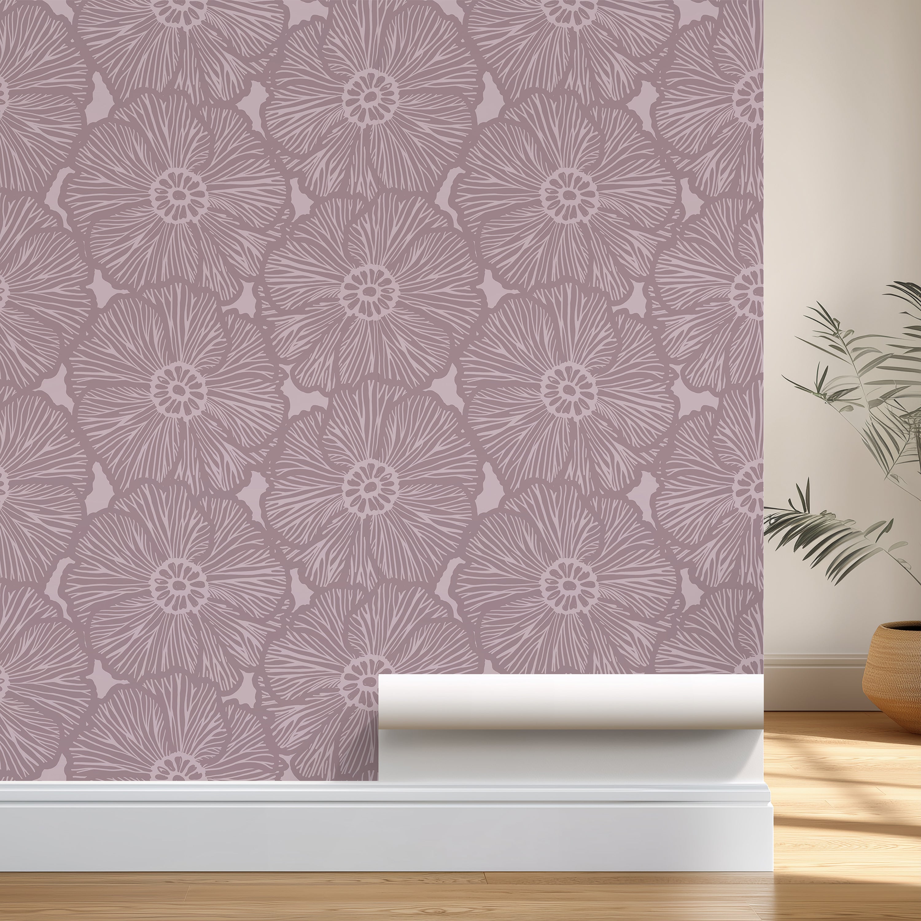 bonjour diary ◎ Wallpaper flower print Jardin de Fleurs • French Flowers Wallpaper • Milton & King