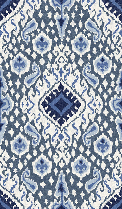 Antique Distressed Ikat Wallpaper