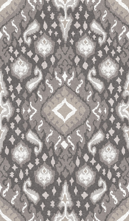 Antique Distressed Ikat Wallpaper