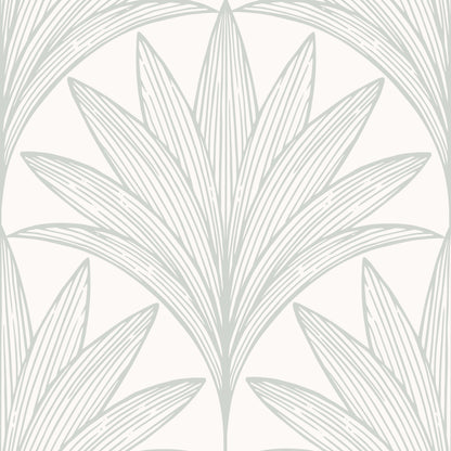 Art Deco Palm Leaves Wallpaper