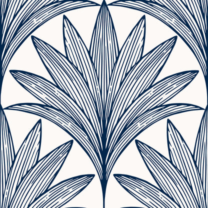 Art Deco Palm Leaves Wallpaper