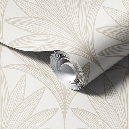 Art Deco Palm Leaves Wallpaper