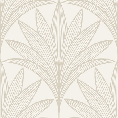 Art Deco Palm Leaves Wallpaper