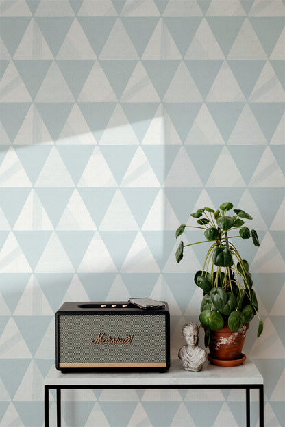 Textured Modern Triangles Wallpaper