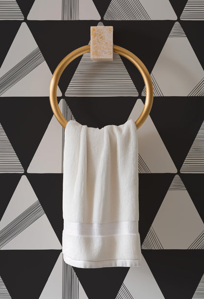 Textured Modern Triangles Wallpaper