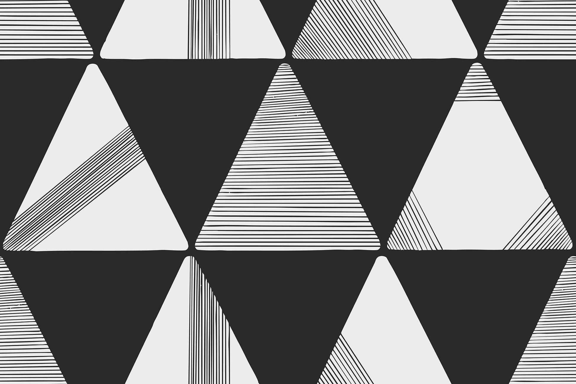 Textured Modern Triangles Wallpaper.