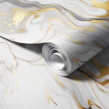 Black and White Marble Wallpaper