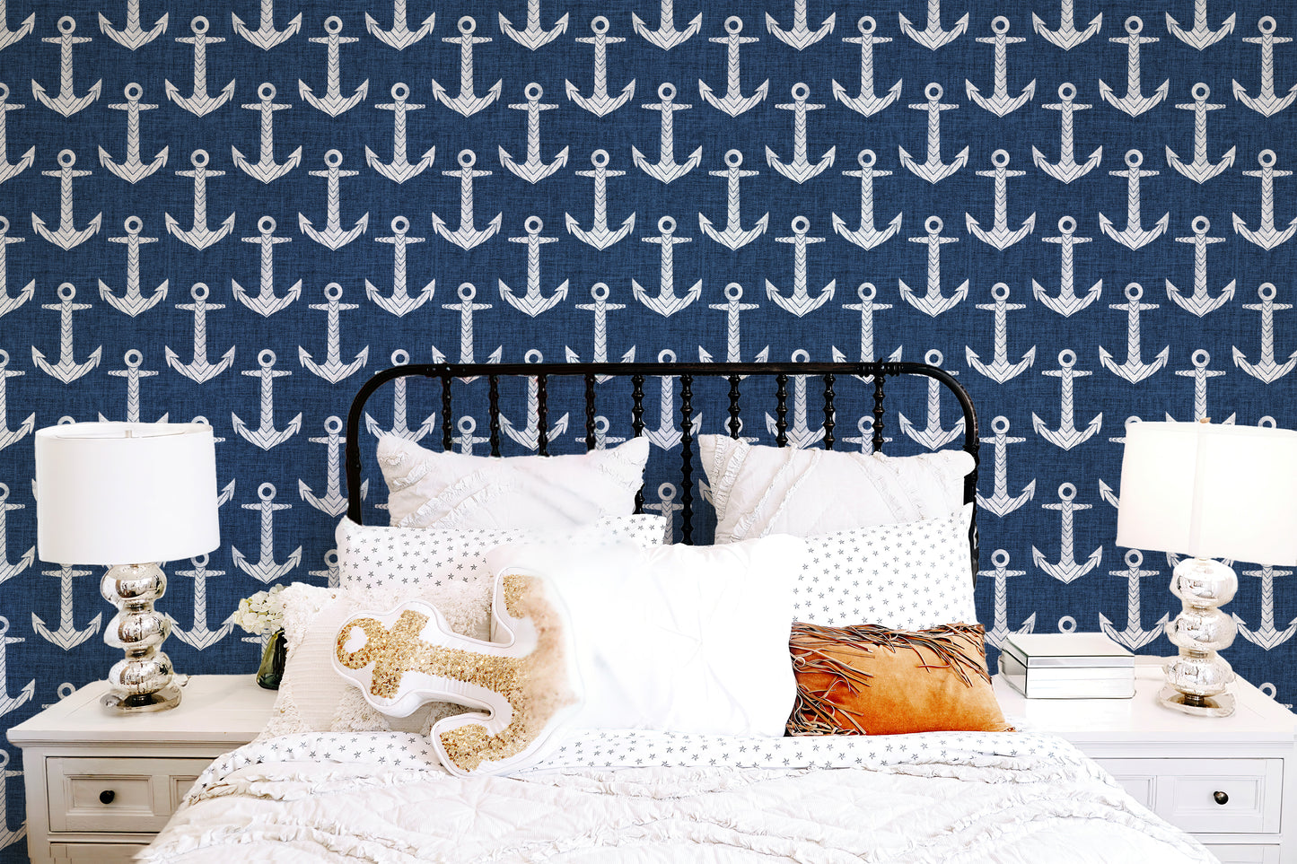 Chevron Anchor Wallpaper