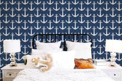 Chevron Anchor Wallpaper