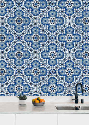 Moroccan Backsplash Wallpaper